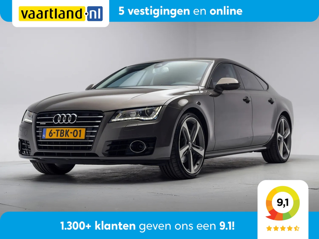 Audi A7 Sportback - 3.0 TFSI Quattro Pro-Line pus [ Stoelverwarming/verkoeling Camera Memory seats] - AutoWereld.nl
