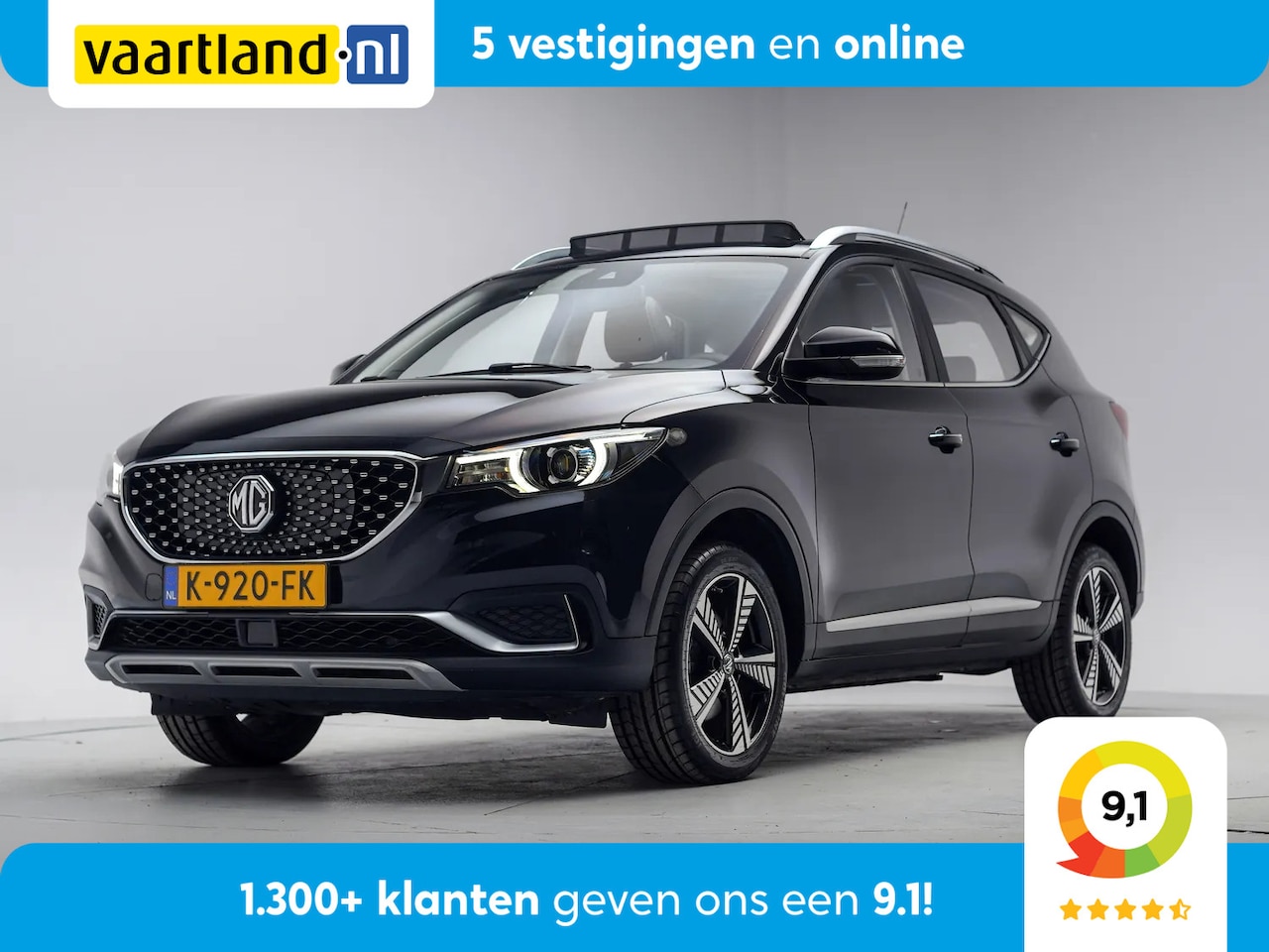 MG ZS - 45kWh Luxury [Panorama Leder Navi Camera] - AutoWereld.nl