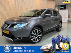Nissan Qashqai - 1.2 Tekna PANORAMADAK LEER+STOELVERW. NAVI TREKHAAK