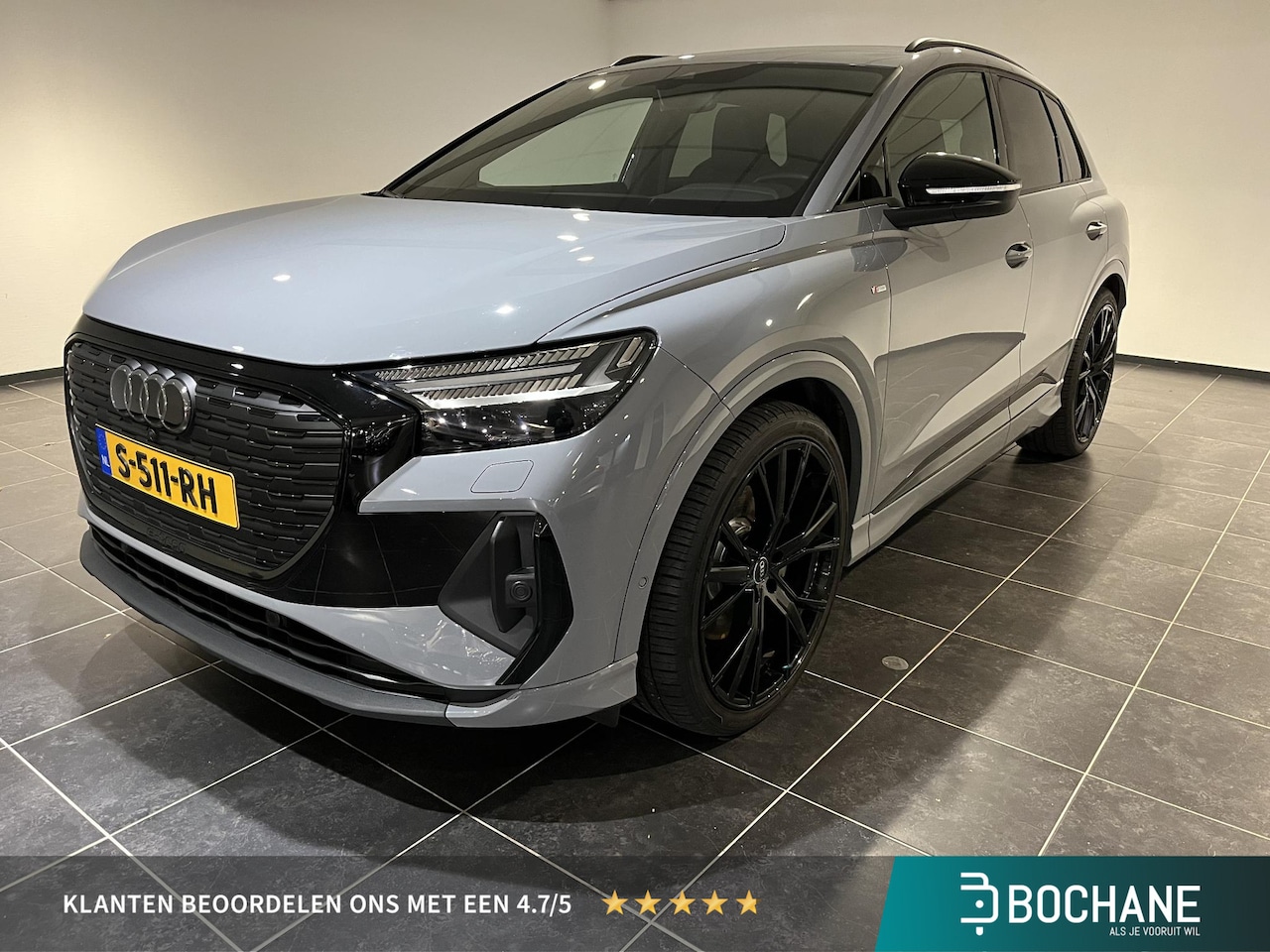 Audi Q4 e-tron - 40 S edition 77 kWh voorstoelen verwarmd|Matrix LED koplampen|Cruisecontrol adaptief|20'' - AutoWereld.nl
