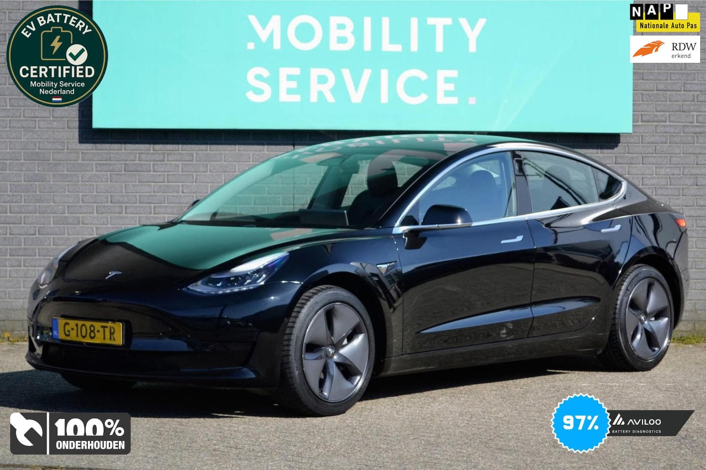 Tesla Model 3 - Standard RWD Plus 60 kWh SOH97% Pano AutoPilot LED ACCU-CHECK - AutoWereld.nl