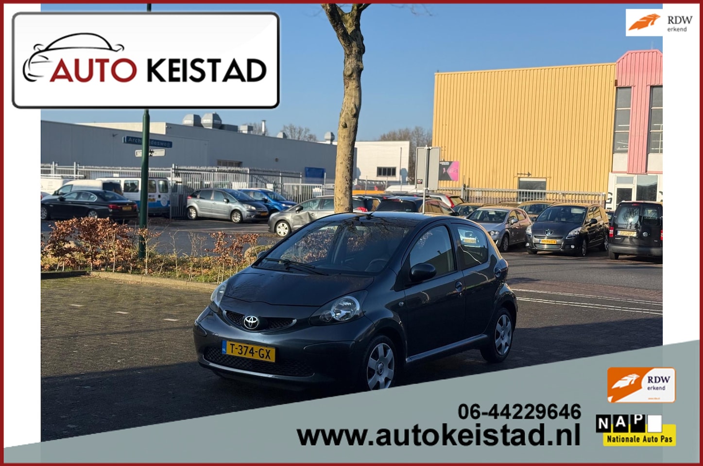 Toyota Aygo - 1.0-12V 5-DEURS AIRCO/ELEKTR. RAMEN! 1 JAAR APK! - AutoWereld.nl