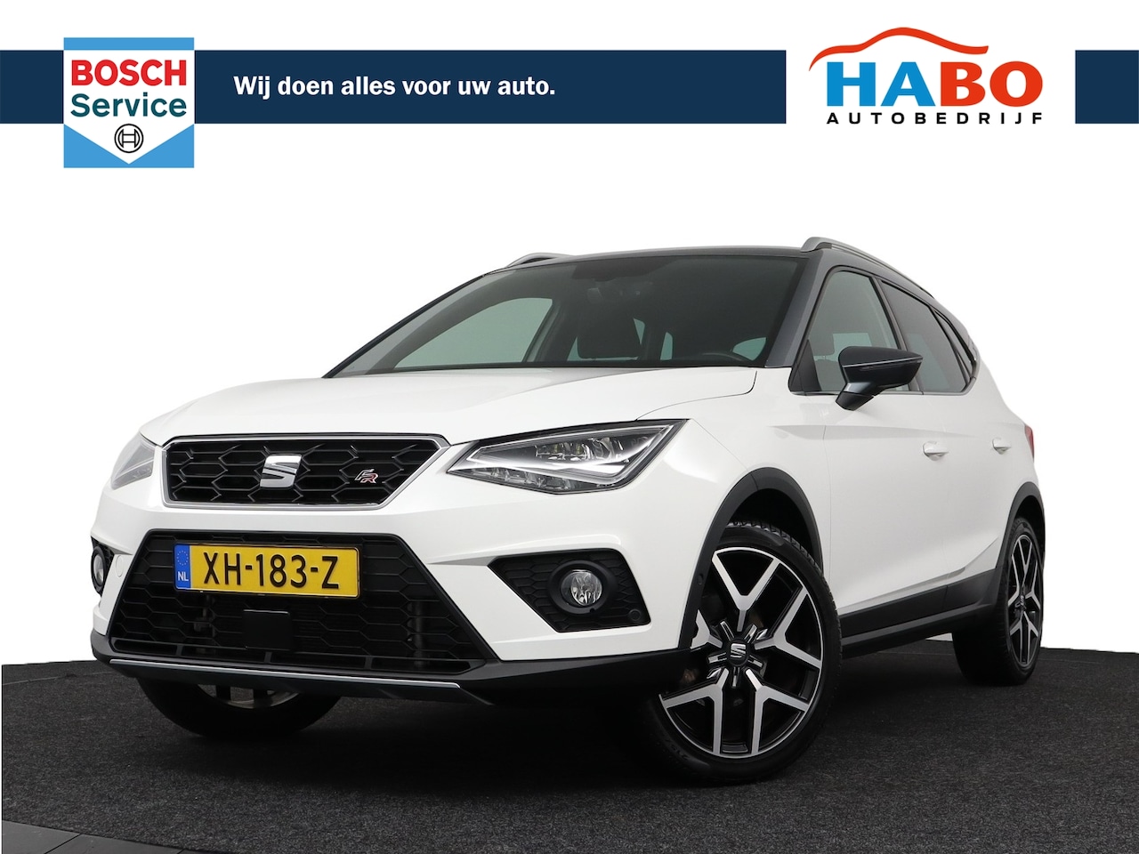 SEAT Arona - 1.0 TSI FR LAUNCH EDITION ECC/ADAPTIVE.CRUISE/NAV/KEYLESS.ENTRY/STOEL.VERWARM/TREKHAAK/LMV - AutoWereld.nl