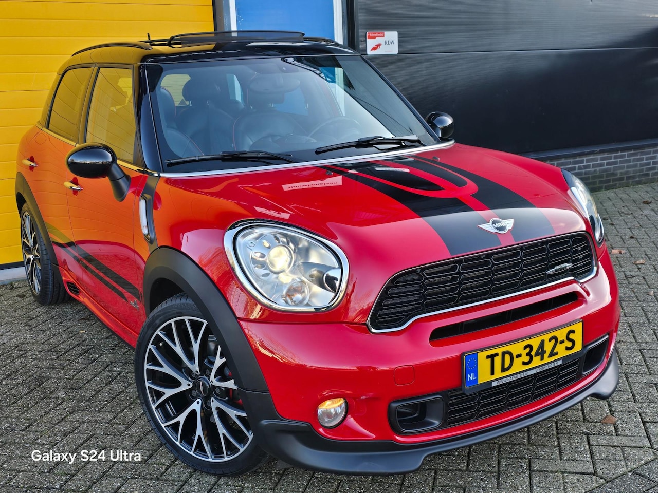 MINI Countryman - Mini 1.6 John Cooper Works ALL4 Chili / AUT / Navi / Leder / Cruise Control / Elek Pakket - AutoWereld.nl