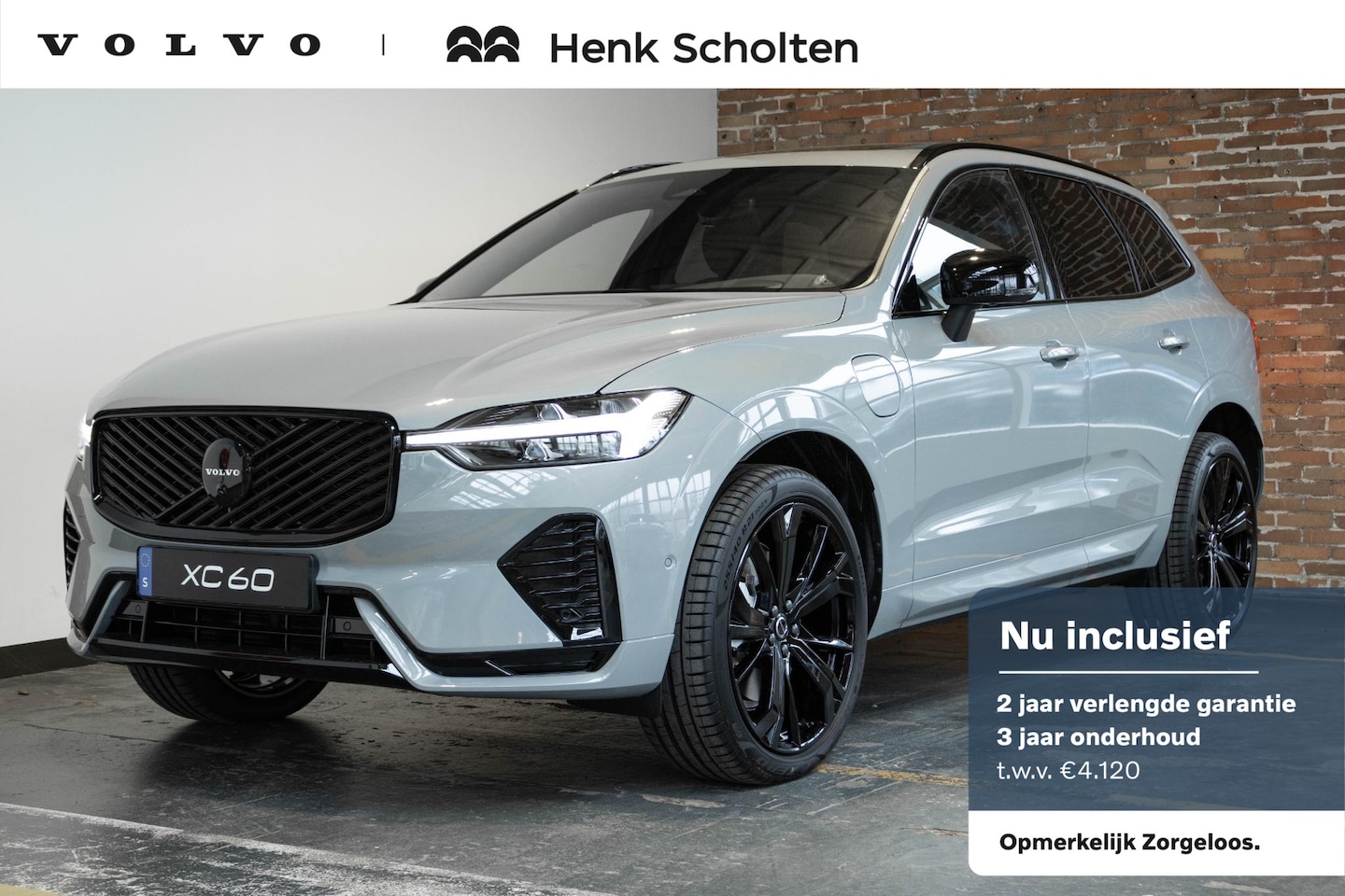 Volvo XC60 - 2.0 T6 Plug-in hybrid AWD Plus Black Edition | Verwacht Nov. 2025 | Luchtvering | 360º Cam - AutoWereld.nl