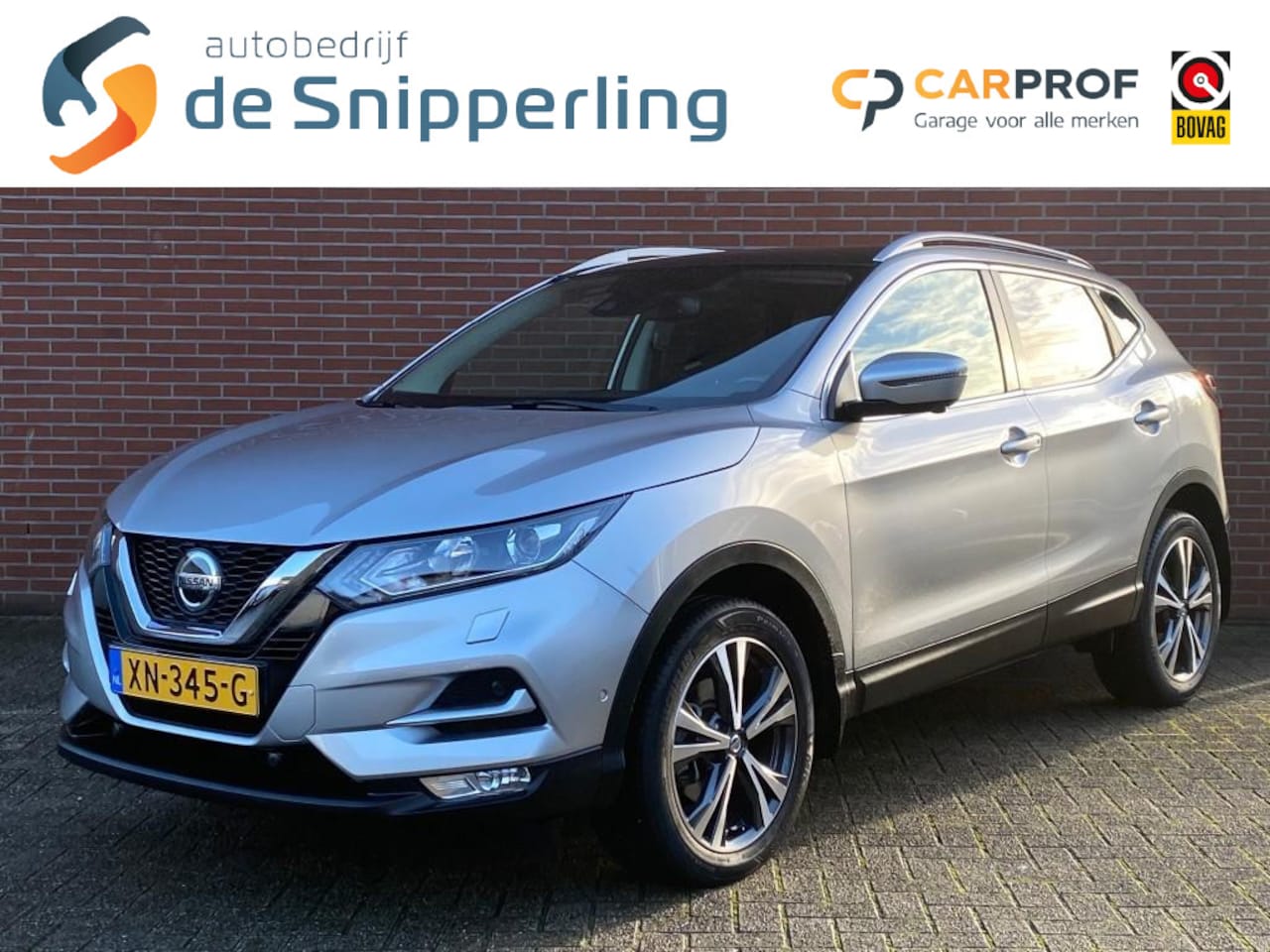 Nissan Qashqai - 1.2 TEKNA + NAV 360 CAMERA CLIMA CRUISE PANO STOELVERW LMV - AutoWereld.nl