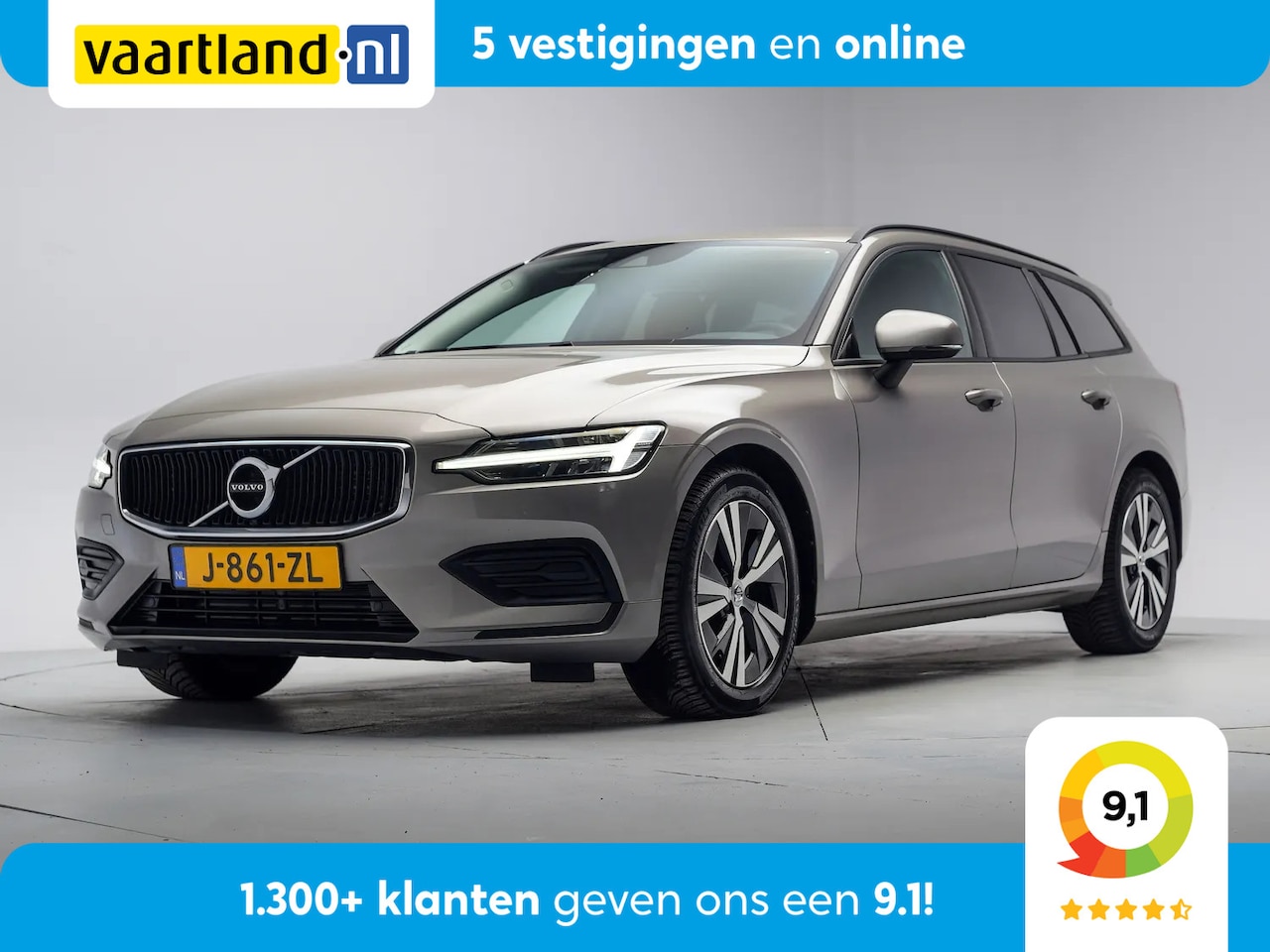 Volvo V60 - 2.0 B3 Momentum Advantage Aut. [ Navigatie Full LED Apple Carplay / Android Auto ] - AutoWereld.nl