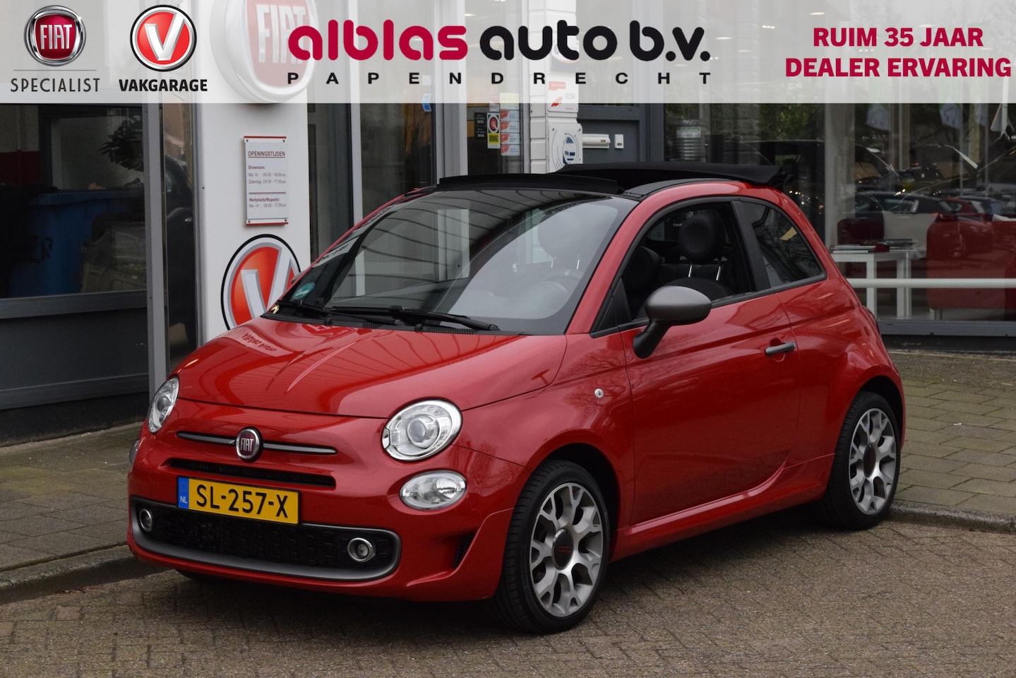 Fiat 500 C - 80pk Turbo Sport|Xenon|Beats|Nav|Carplay - AutoWereld.nl