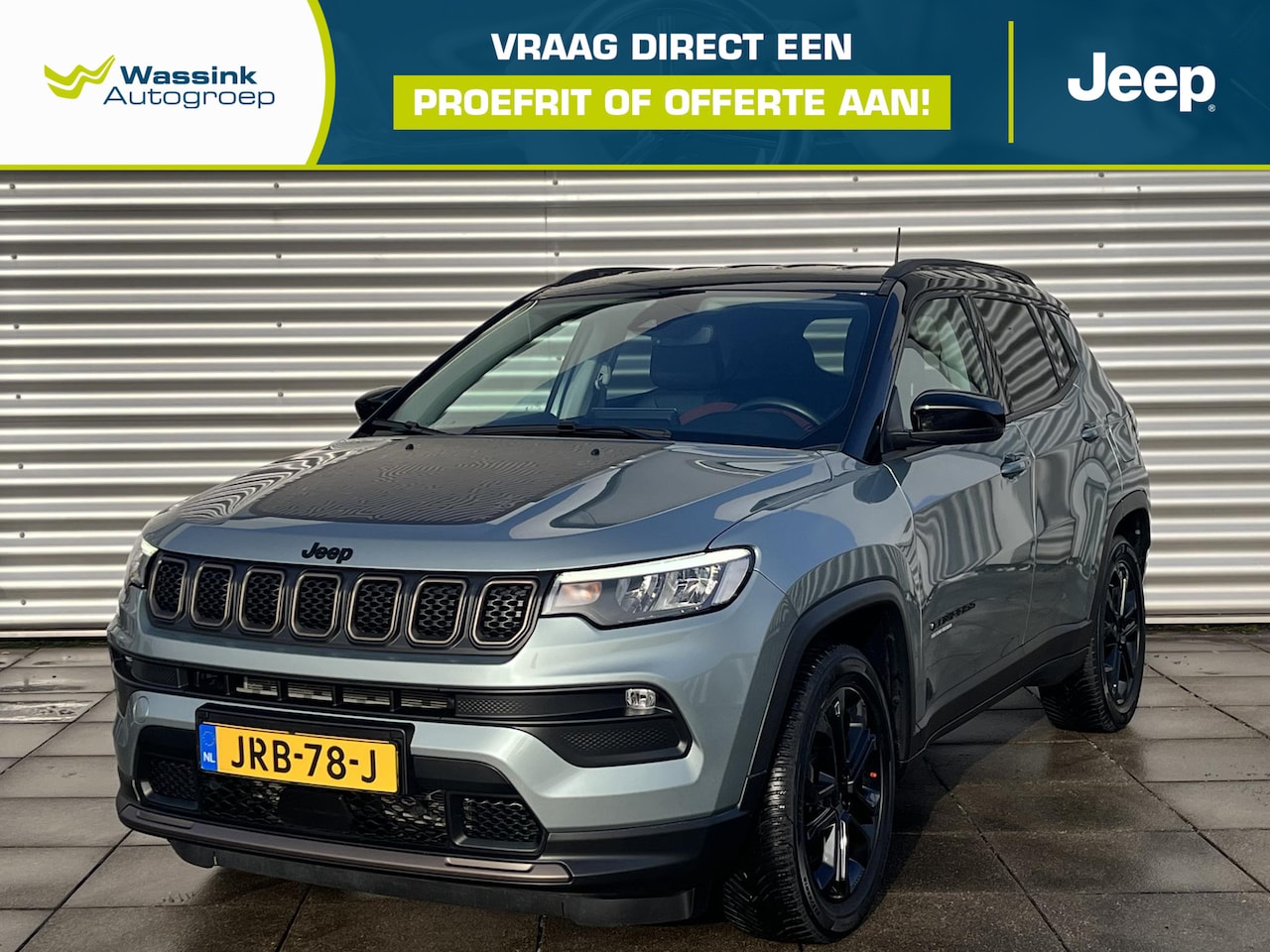 Jeep Compass - 4xe 240 Plug-in Hybrid Electric Trailhawk Navigatie | Camera | 18 Inch Lichtmetalen Velgen - AutoWereld.nl