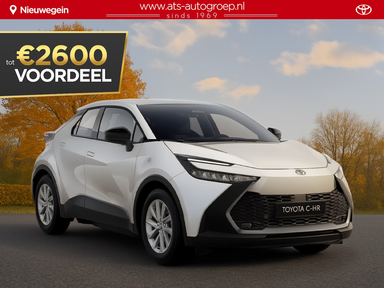 Toyota C-HR - 2.0 Plug-in Hybrid 220 Active Nu tijdelijke voordeel van €2.600,- Extra scherp geprijsd! - AutoWereld.nl