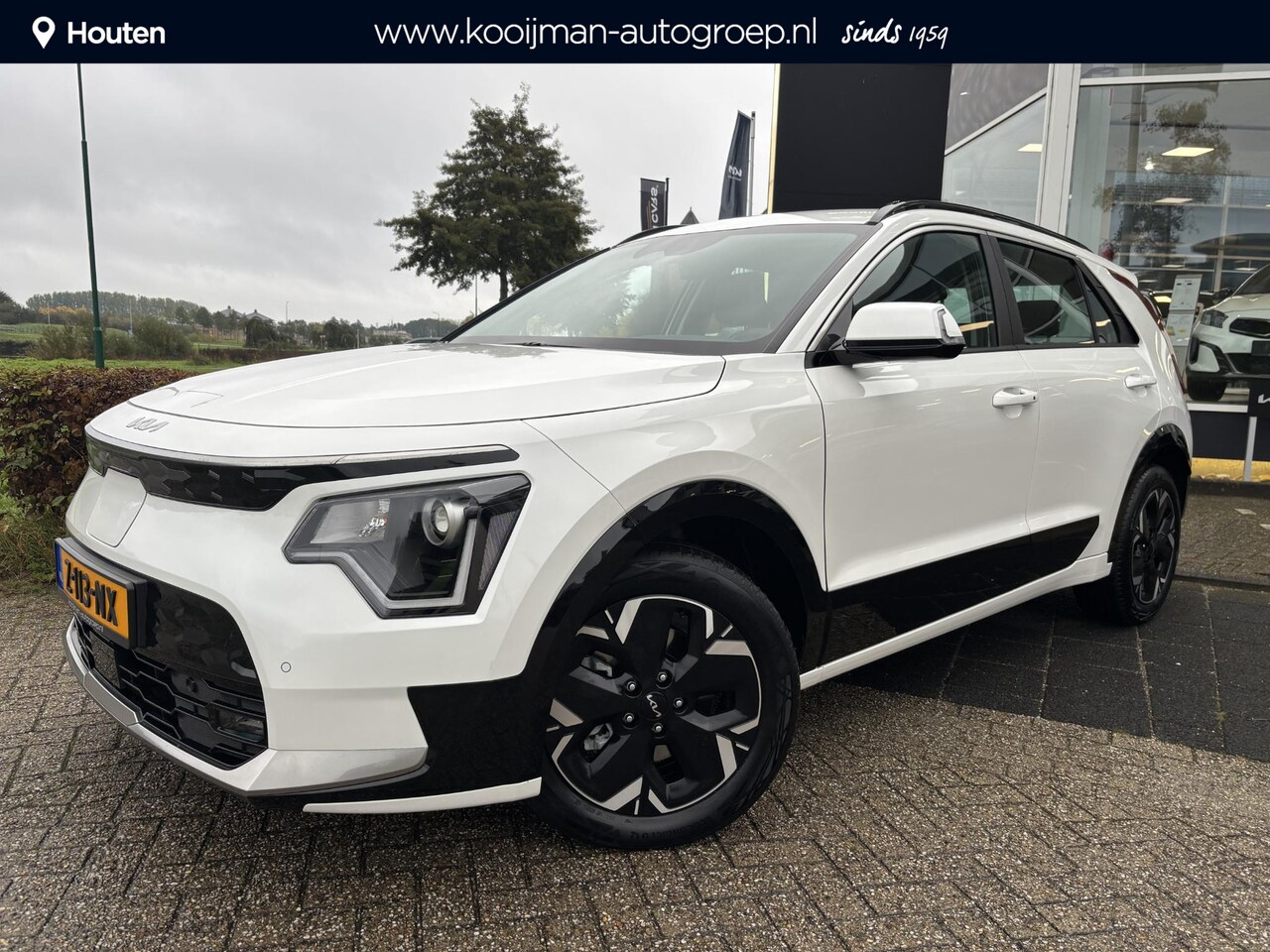 Kia Niro EV - DynamicLine 64.8kWh DynamicLine 64.8 kWh , Eerste Eigenaar, BTW-auto, Half-leder, Parkeersensoren voor en acht - AutoWereld.nl