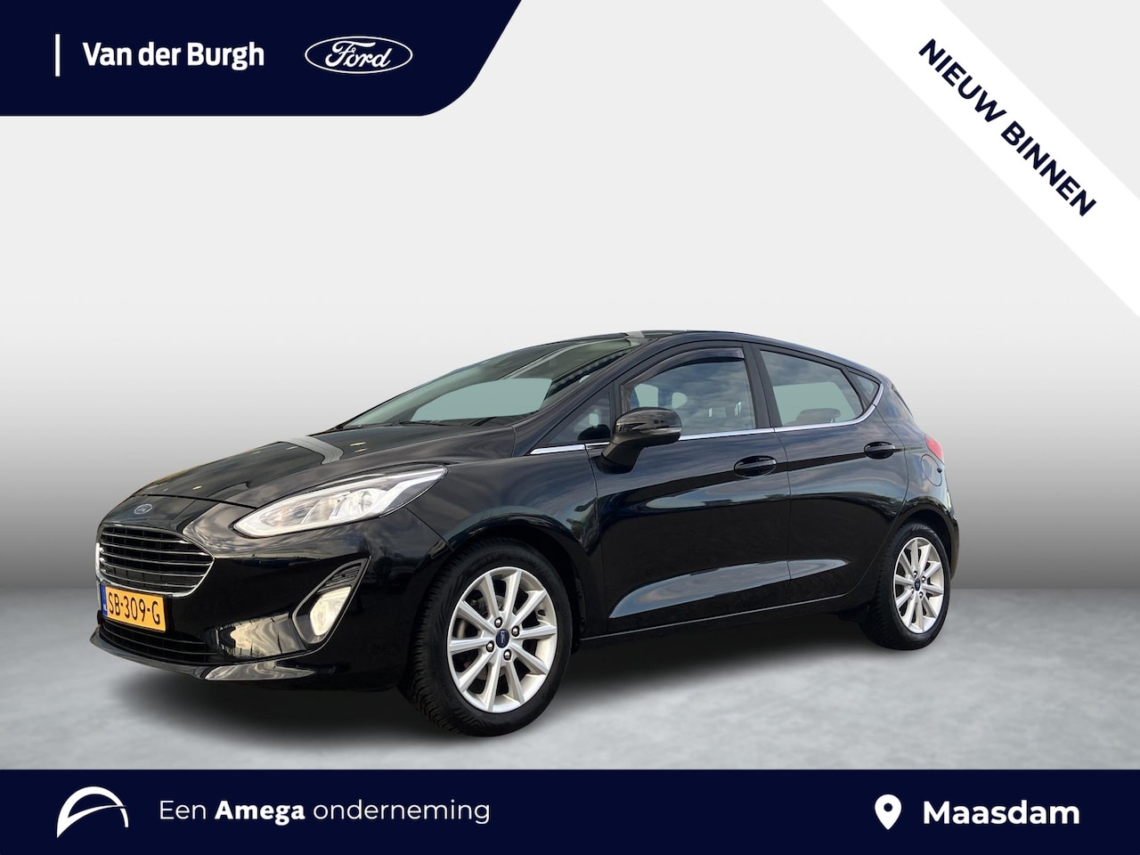 Ford Fiesta - 5-deurs Titanium 1.0 ECOboost 100pk Trekhaak - navigatie - PDC - 49.934 km - AutoWereld.nl