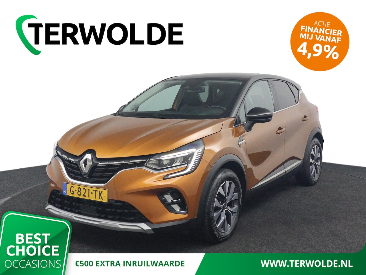 Renault Captur - TCe 100 Intens | Trekhaak | Parkeercamera | Navigatie | BOSE Audio | - AutoWereld.nl
