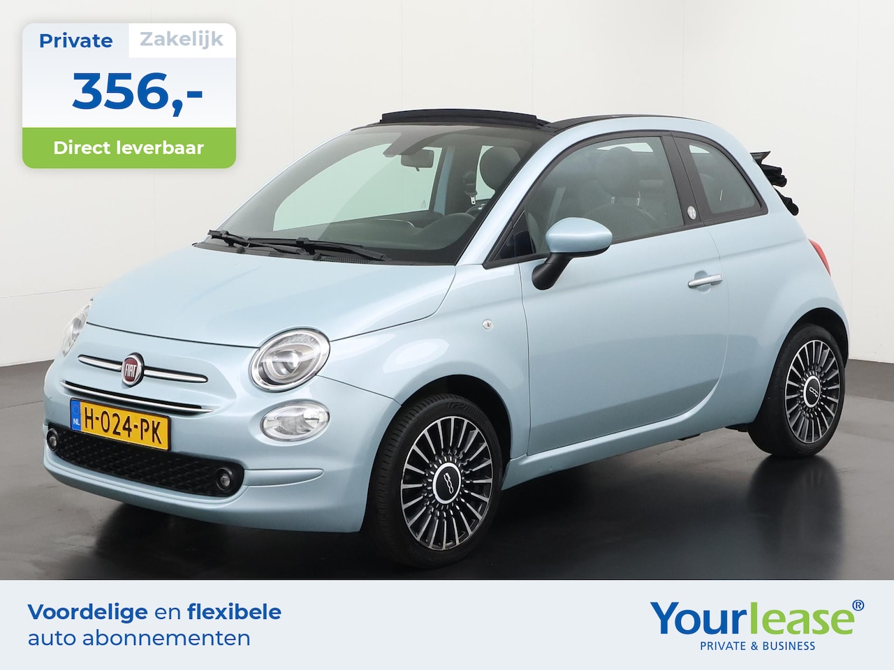 Fiat 500 C - 1.0 Hybrid Launch Edition | All-in 356,- Private Lease | Direct uit voorraad - AutoWereld.nl