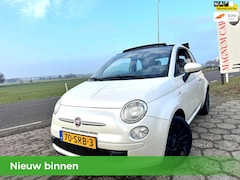 Fiat 500 C - NAP AUTOMAAT CABRIO LEDER AIRCO NIEUWE APK VELGEN