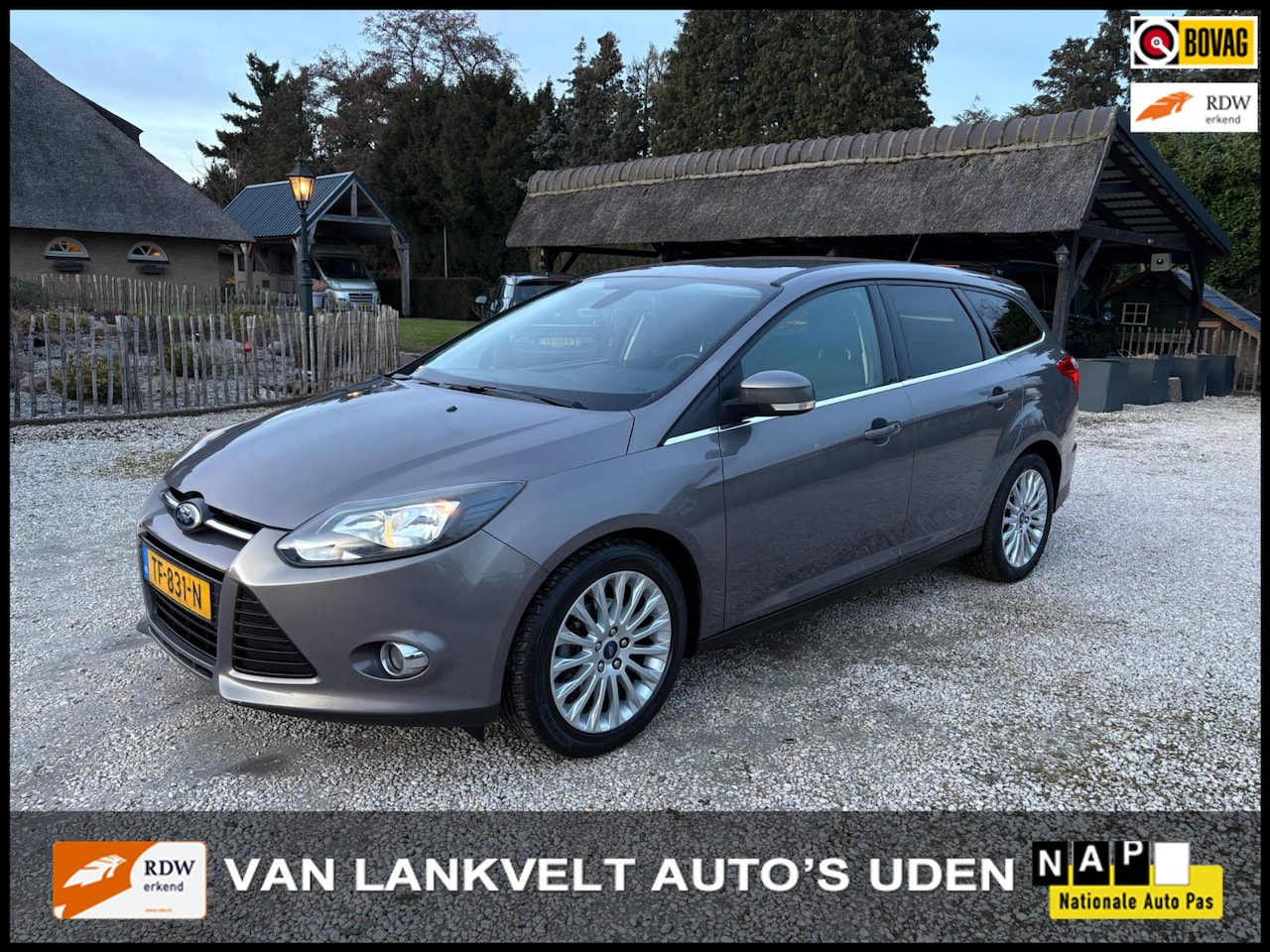 Ford Focus Wagon - 1.6 TDCI Titanium Winterpakket, Navi, Superstaat! - AutoWereld.nl