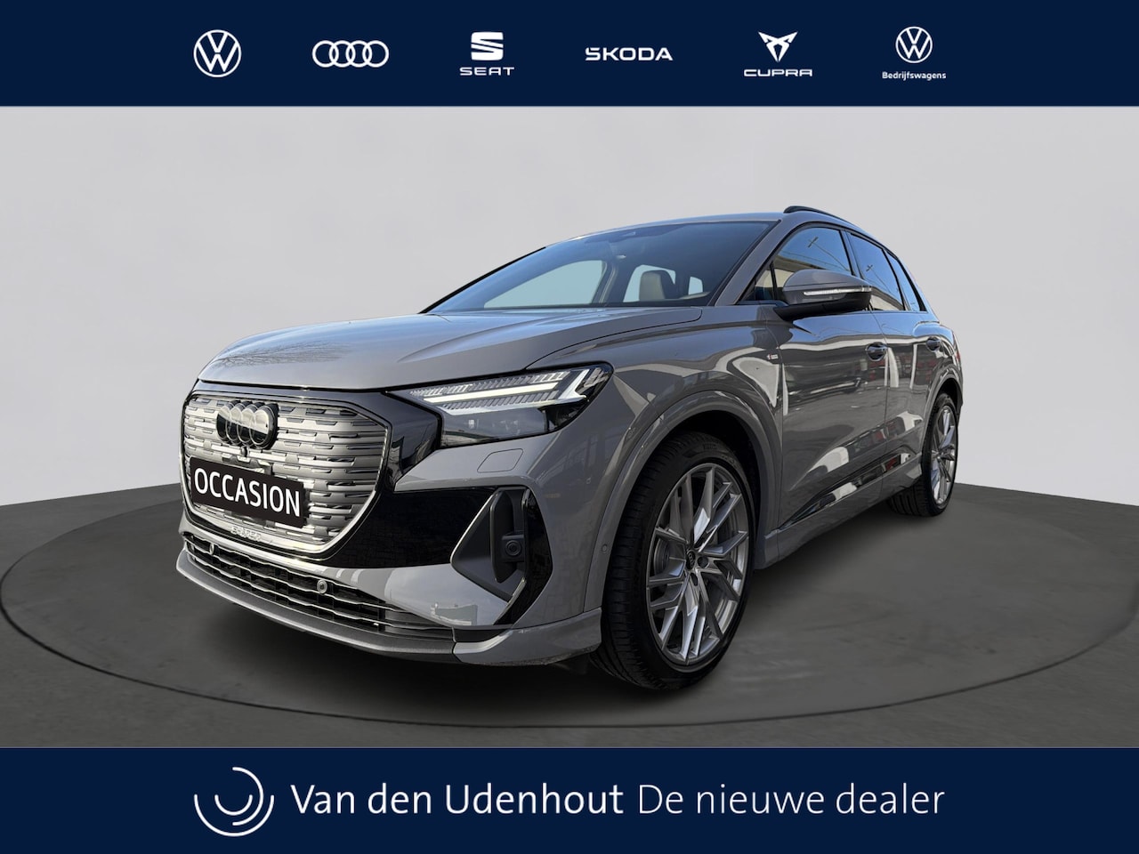 Audi Q4 e-tron - 45 Quattro S Edition Competition 82 kWh / 286Pk / Memory / Head-up Display / 360 Camera - AutoWereld.nl