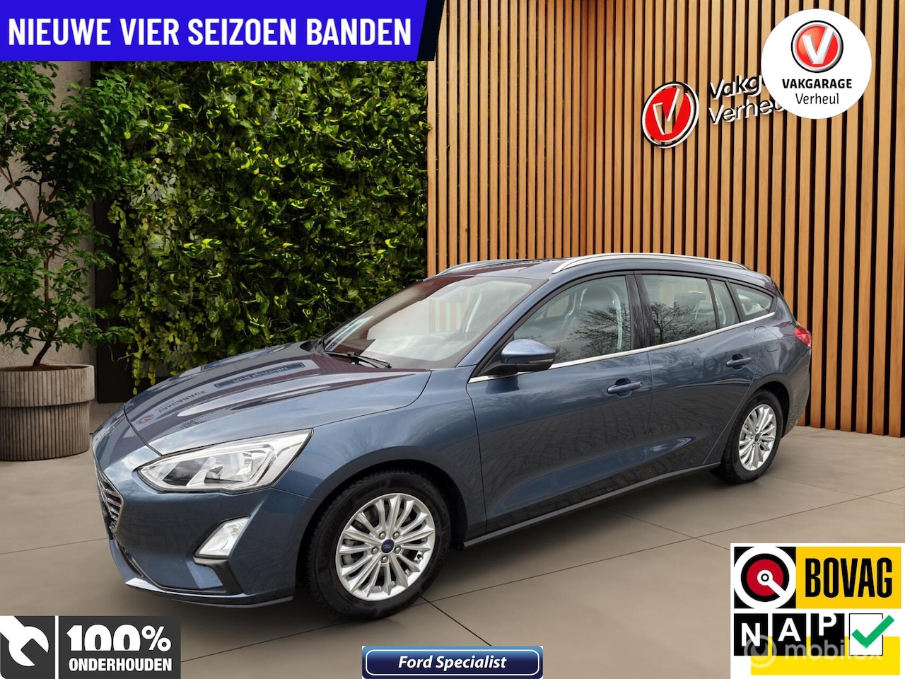 Ford Focus Wagon - 1.0 EcoBoost Titanium|125Pk|Autom|Navi|Nap - AutoWereld.nl