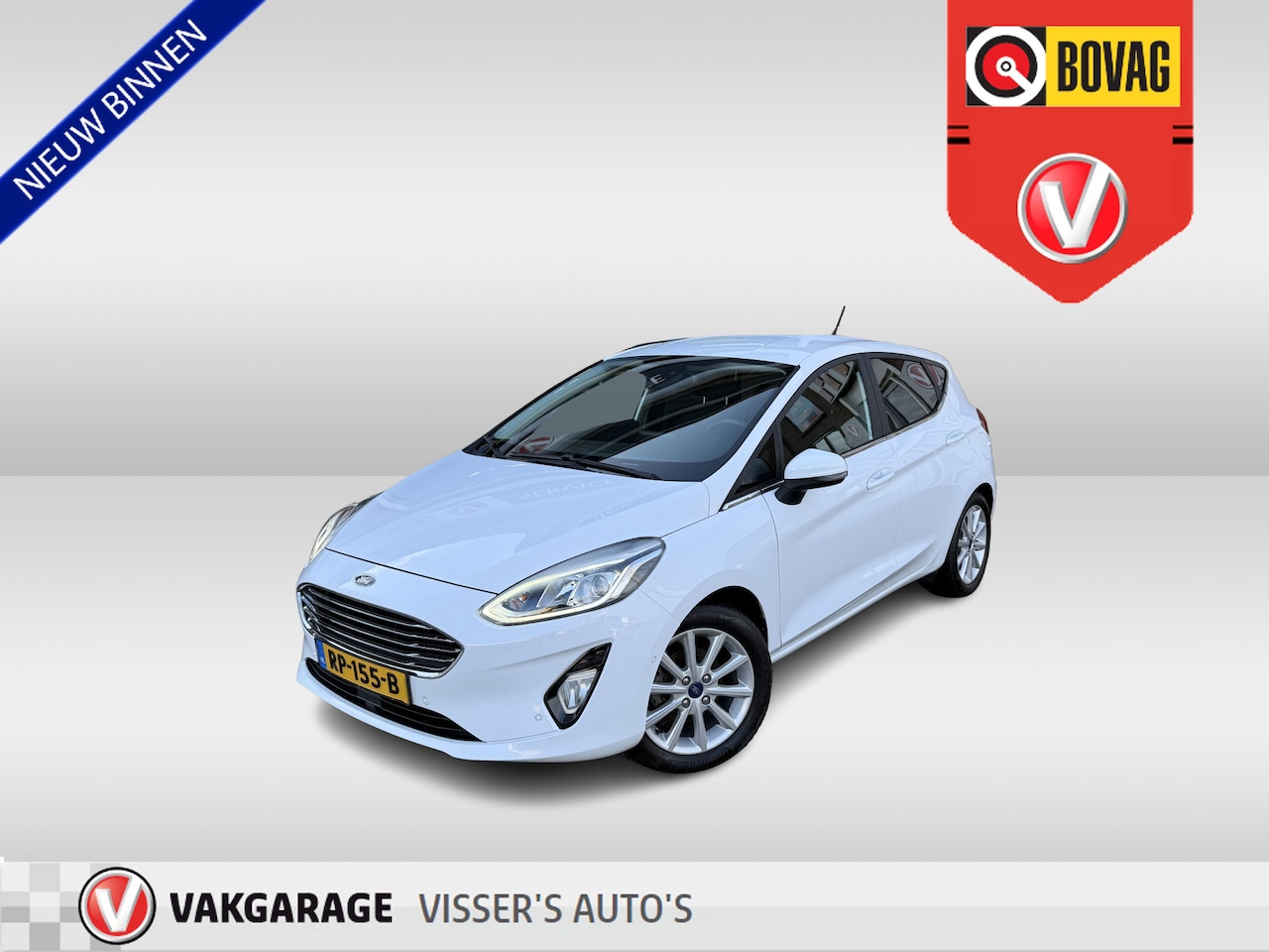 Ford Fiesta - 1.0 EcoBoost Titanium | B&O muziek systeem | lichtmetalen wielen | parkeer sensoren V+A | - AutoWereld.nl
