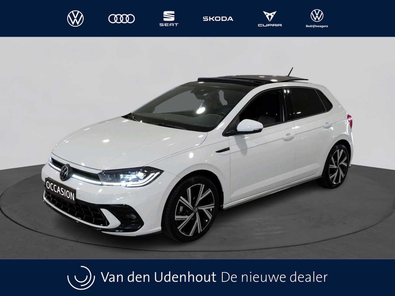 Volkswagen Polo - 1.0 TSI aut. R-Line Business | Panoramadak | 17" | Camera | - AutoWereld.nl