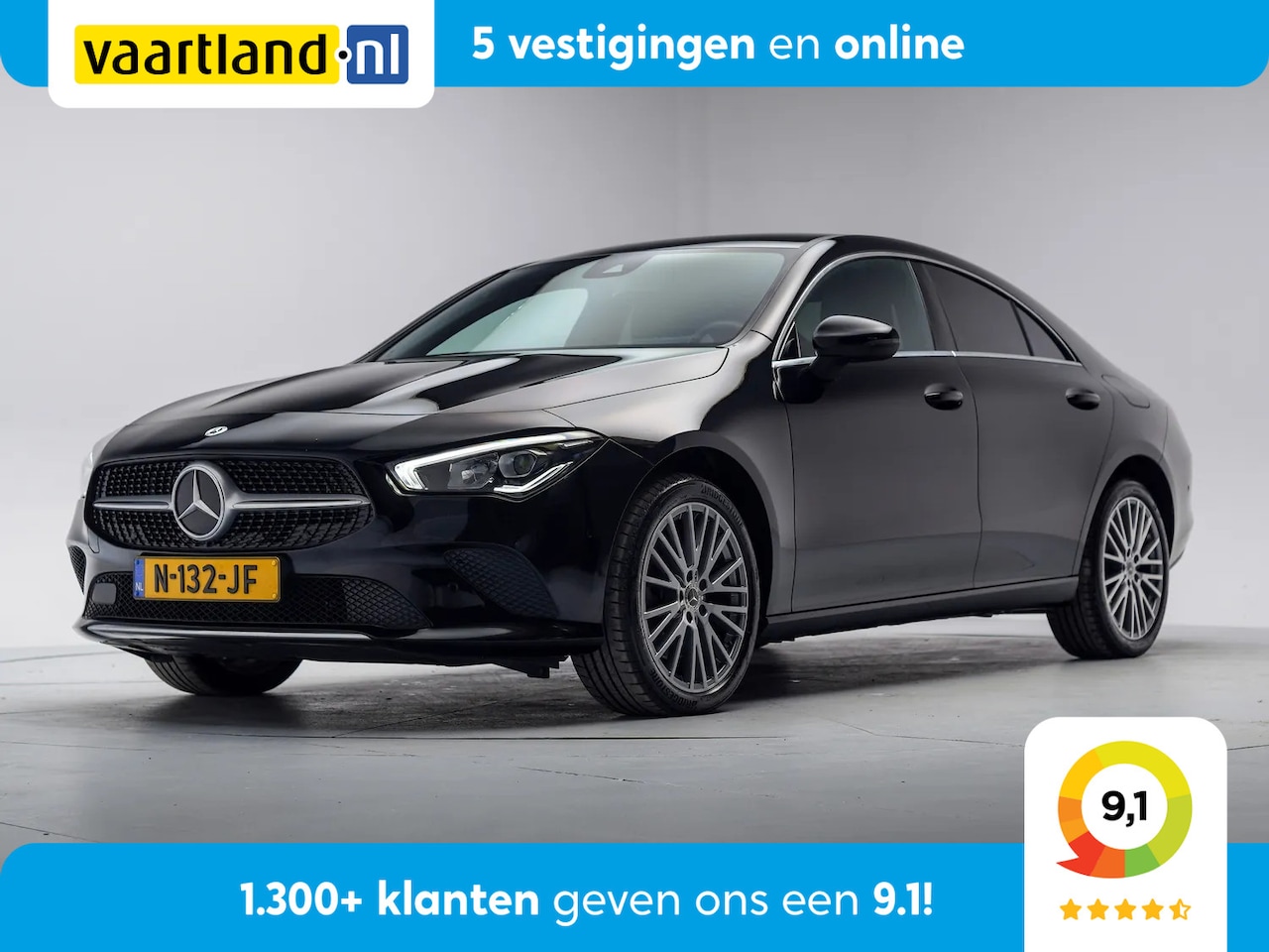 Mercedes-Benz CLA-Klasse - 250e Business Solution Luxury Limited Aut [ Leder Navi Sfeerverlichting ] - AutoWereld.nl
