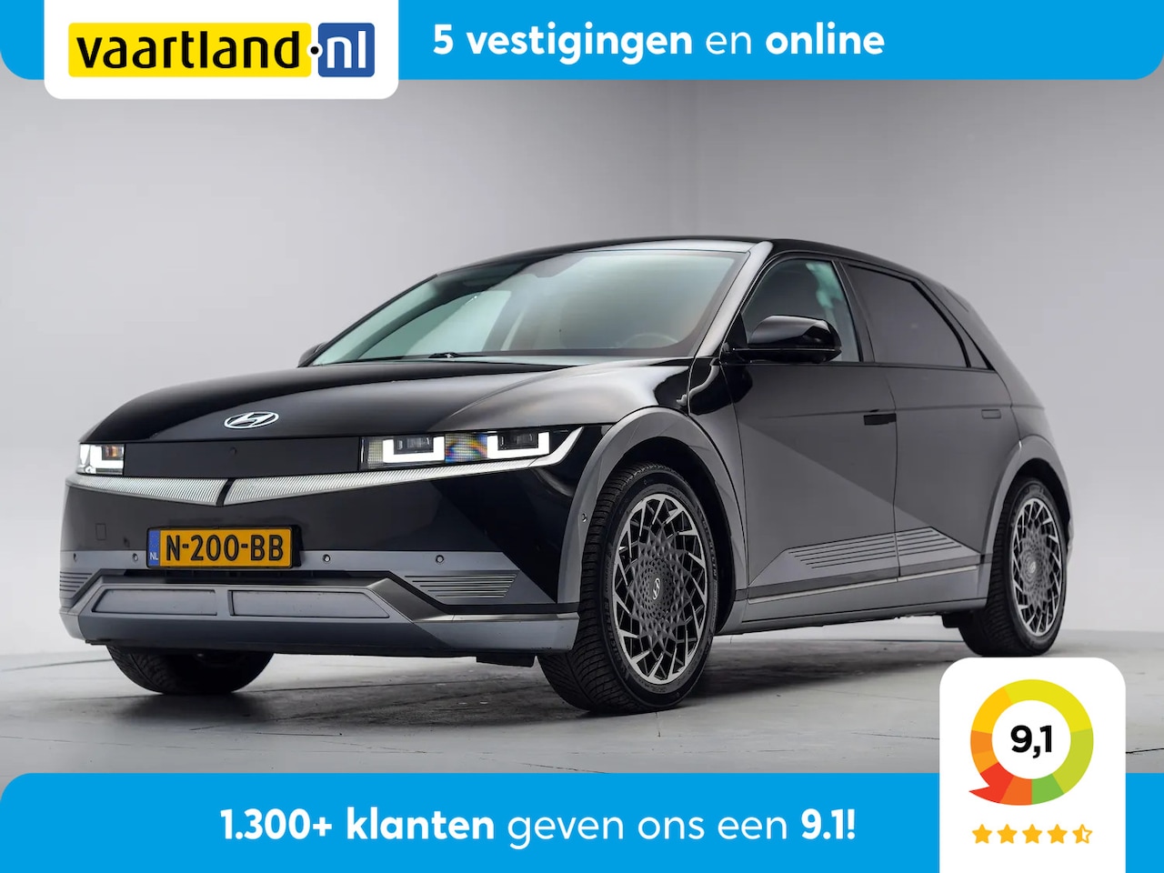 Hyundai IONIQ 5 - 73 kWh Project 45 AWD 3-Fase [ Solarroof Leder 360°cam Apple/Android ] - AutoWereld.nl