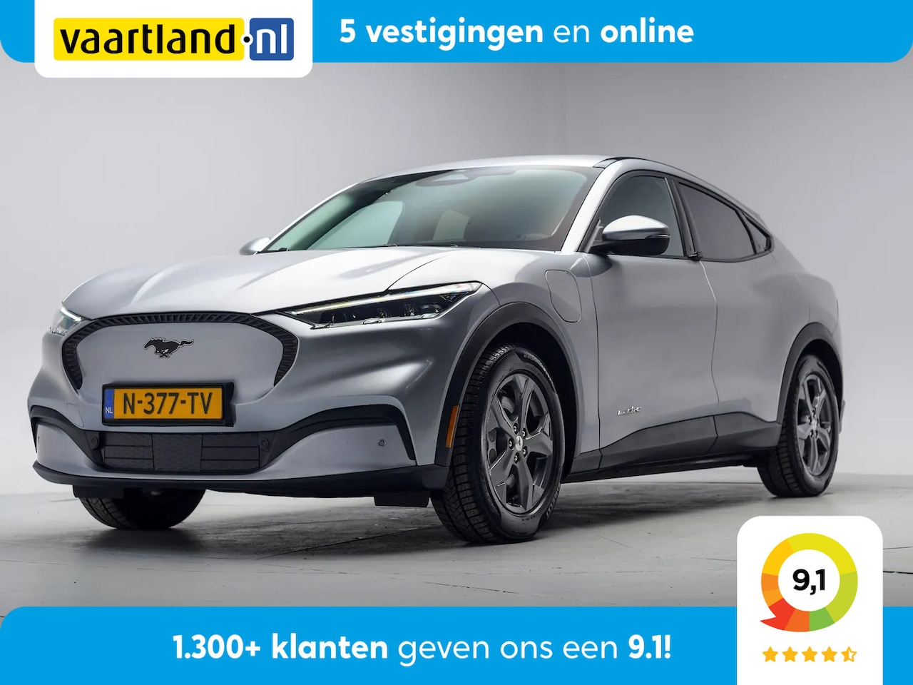 Ford Mustang Mach-E - RWD 75 kWh 3 fase [ Leder Stoel-en Stuurverwarming LED ] - AutoWereld.nl