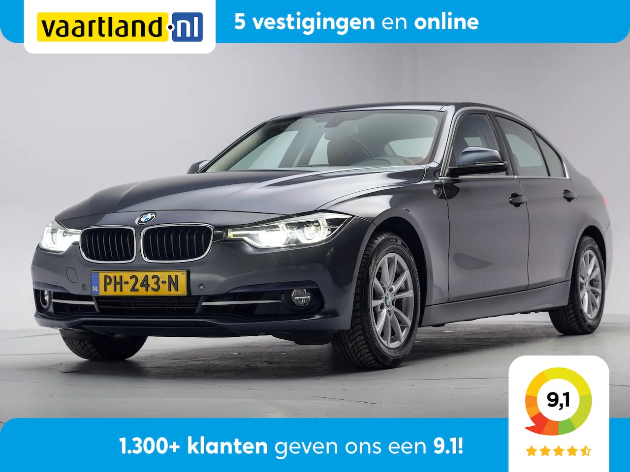 BMW 3-serie - 318i Executive Sportline Aut. [ LED Sportstoelen Navi ] - AutoWereld.nl