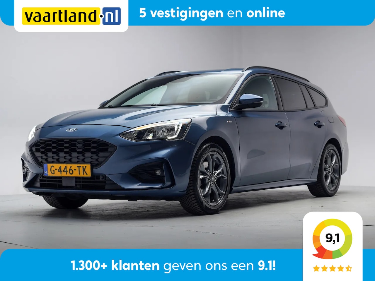Ford Focus Wagon - 1.0 EcoBoost 125pk ST-Line Business [ LED Navi Climate ] - AutoWereld.nl