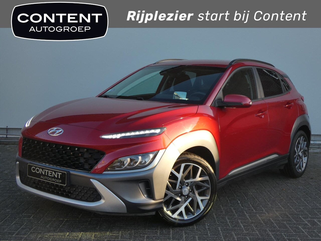 Hyundai Kona - 1.6 GDI HEV Fashion |Navi |Camera - AutoWereld.nl