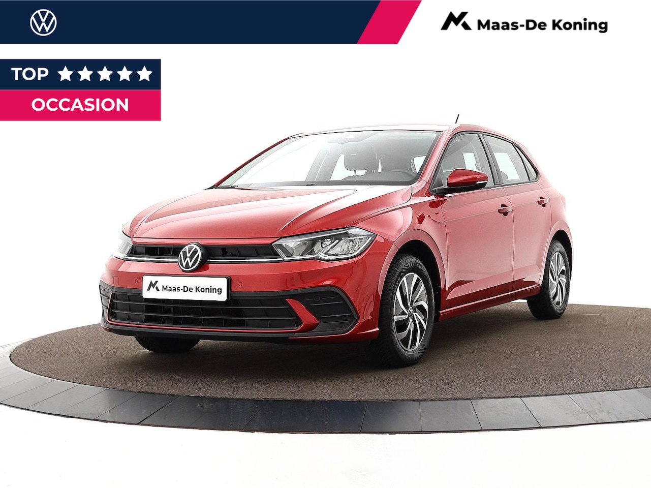 Volkswagen Polo - 1.0 TSI 95pk Life · Apple/Android Car Play · P-Sensoren · Airco · DAB · ACC · 15'' Inch · - AutoWereld.nl