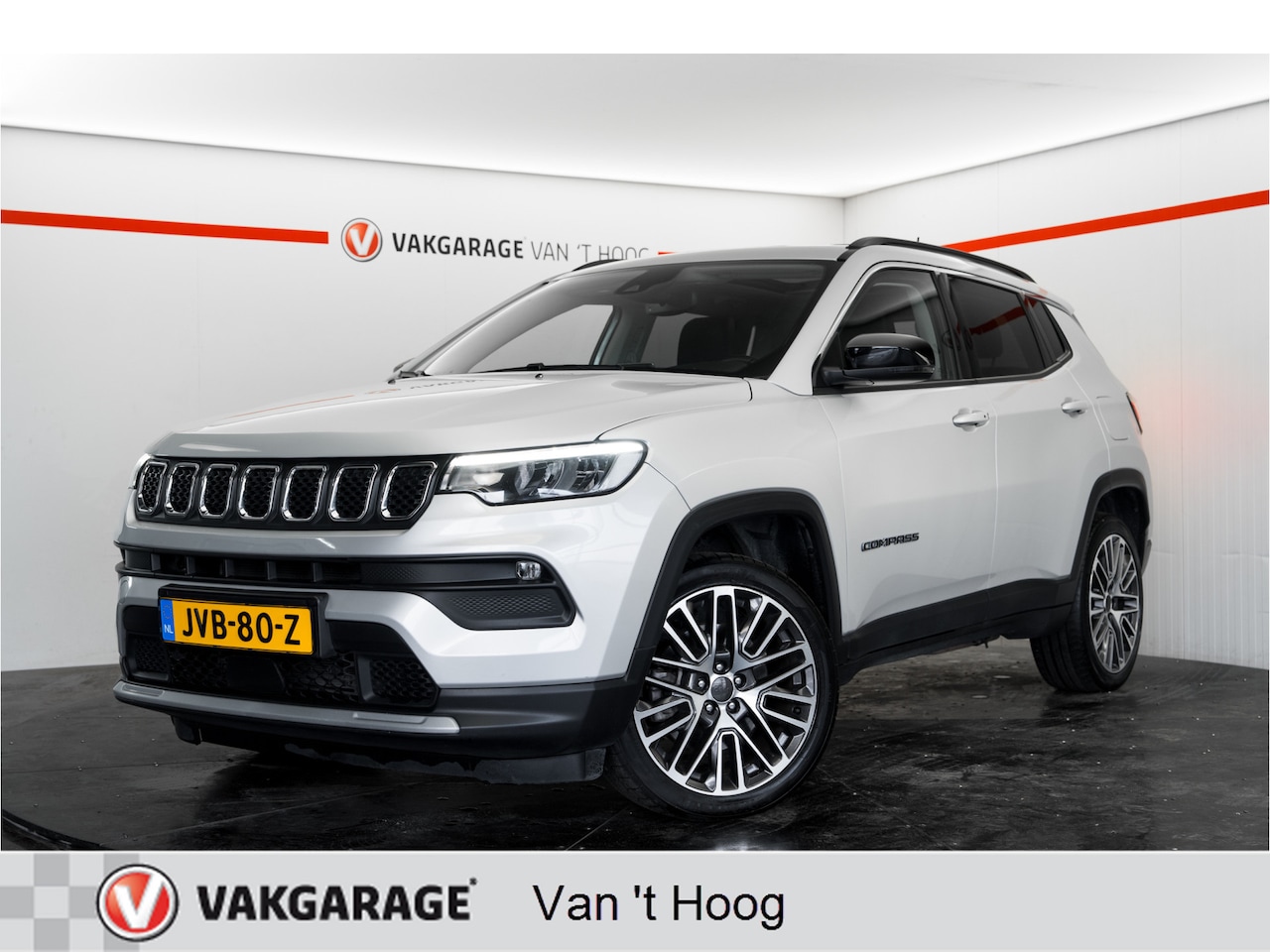 Jeep Compass - 4xe 190 Plug-in Hybrid Electric Night Eagle Camera Acc Navigatie - AutoWereld.nl