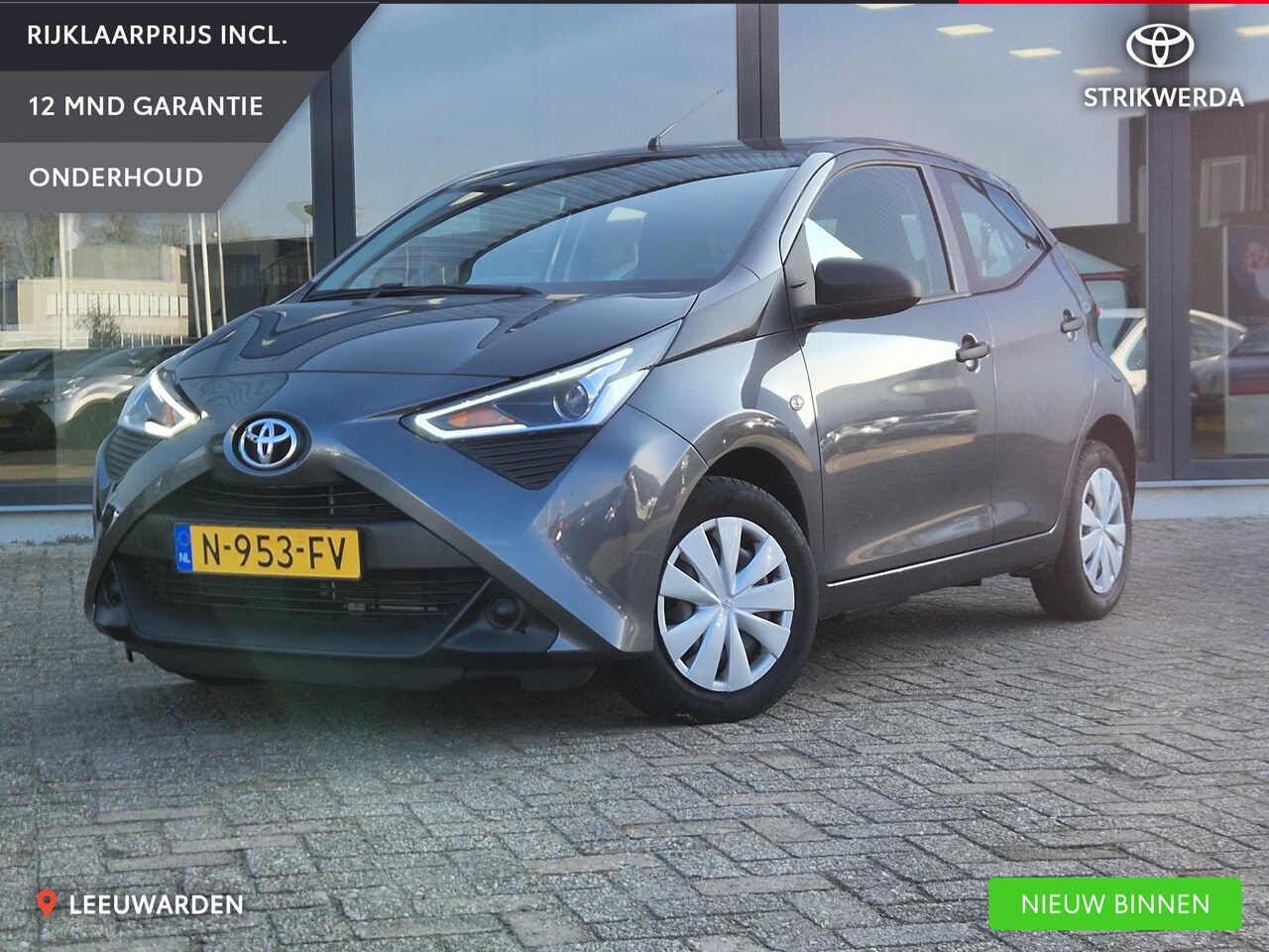 Toyota Aygo - 1.0 VVT-i x-fun Nog geen 19000 km op de teller! Airco Bluetooth - AutoWereld.nl