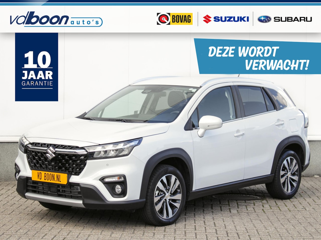 Suzuki S-Cross - 1.4 Boosterjet Style Smart Hybrid | Navi | Leder | Adap. Cruise | Lm-Velgen - AutoWereld.nl