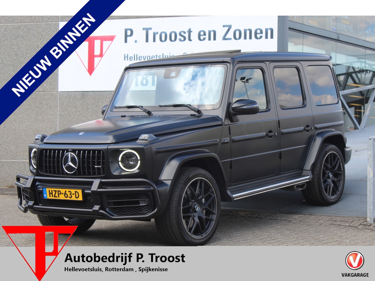 Mercedes-Benz G-klasse - 63 AMG Manufaktur/Night pakket/Magno matt/Panoramadak/Burmester/Sfeerverlichting/Entertain - AutoWereld.nl
