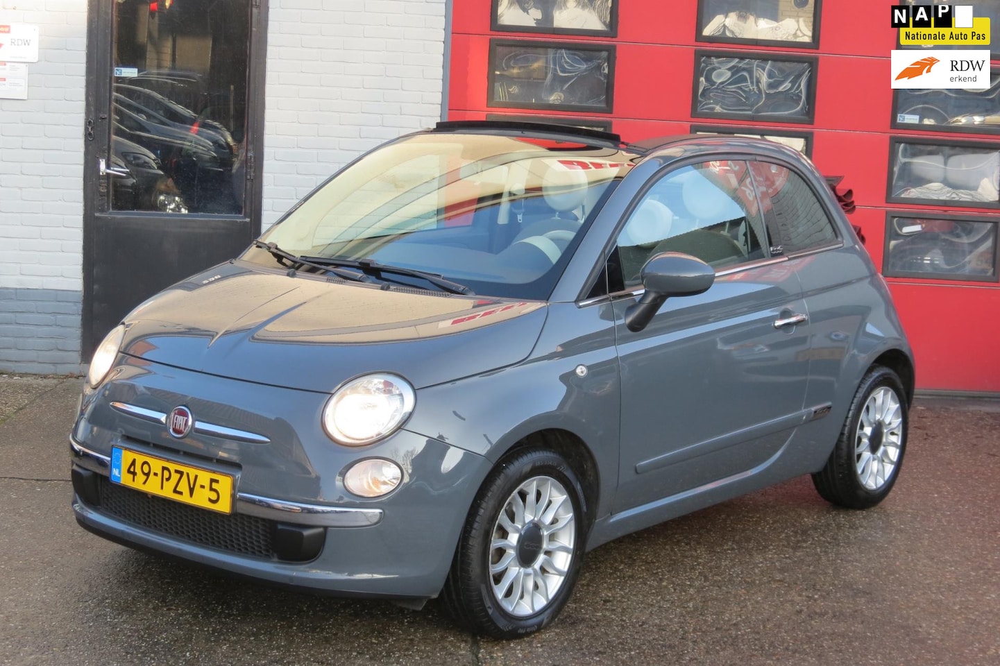 Fiat 500 C - 1.2 Lounge CABRIO , AIRCO - AutoWereld.nl