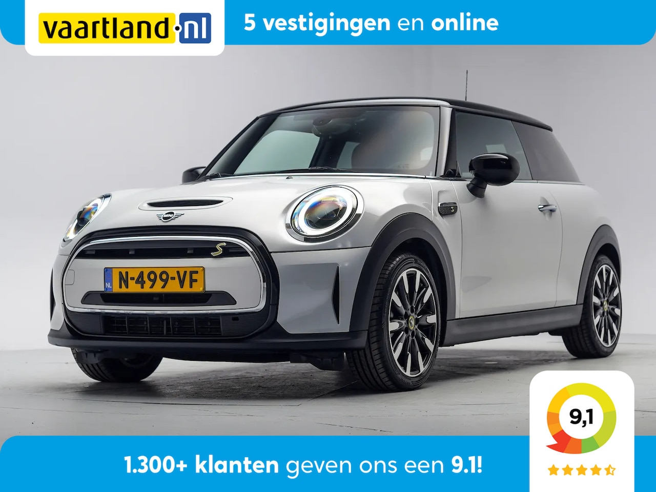 MINI Mini-Electric - Cooper SE 33 kWh Business Ed. 3-Fase [ LED Navi prof. Sportstoelen Stoelverwarming ] - AutoWereld.nl