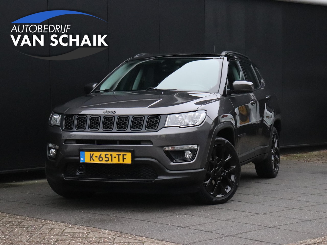 Jeep Compass - 1.3T Night Eagle | CAMERA | NAVI | CRUISE | HALF LEDER | BLEUTOOTH | - AutoWereld.nl