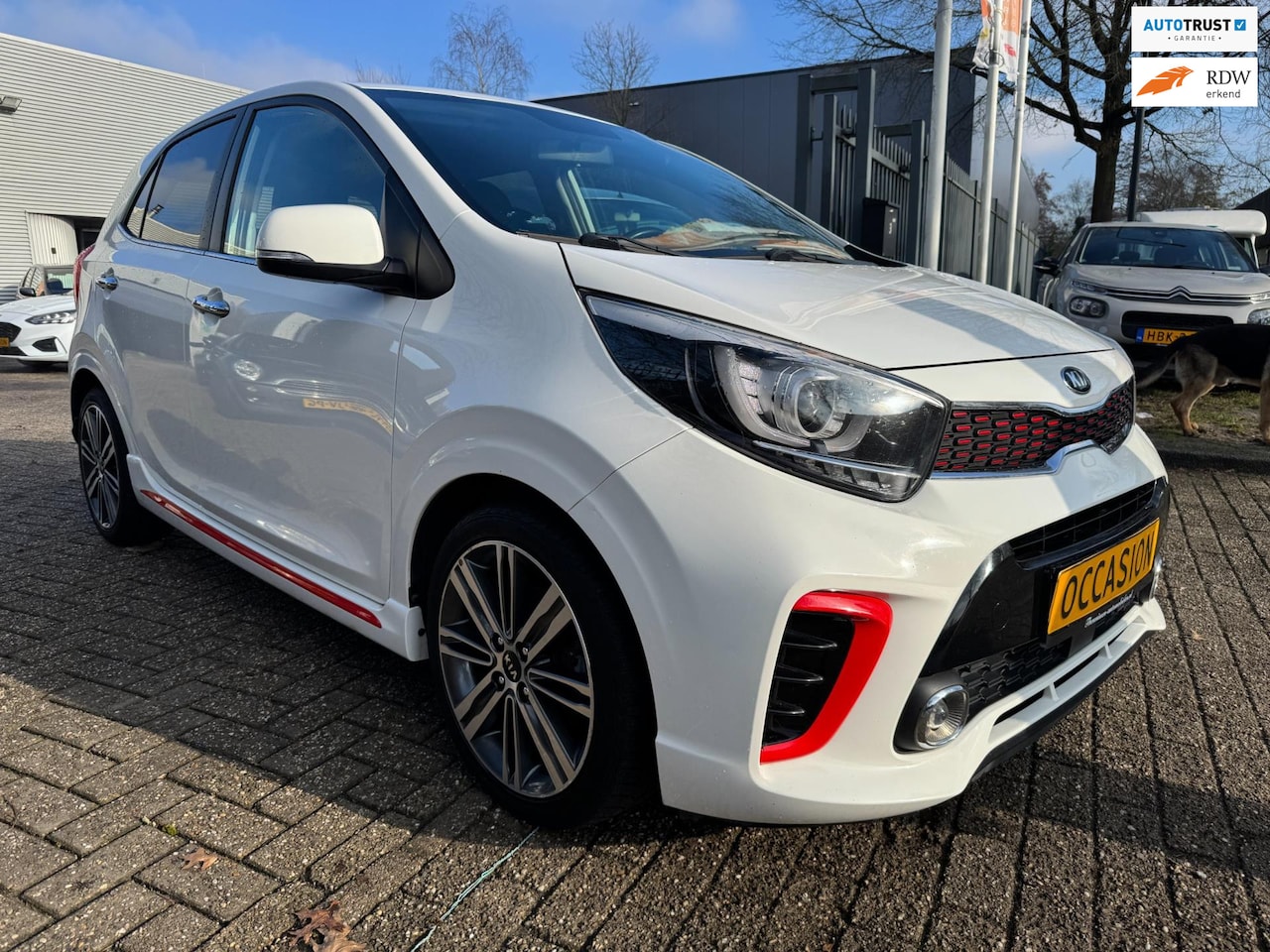 Kia Picanto - 1.2 CVVT GT-Line 5deurs, clima, navi, cruise, xenon/led, elec pakket ,pdc, camera leder, 1 - AutoWereld.nl