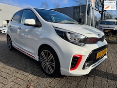 Kia Picanto - 1.2 CVVT GT-Line 5deurs, clima, navi, cruise, xenon/led, elec pakket , pdc, camera leder,