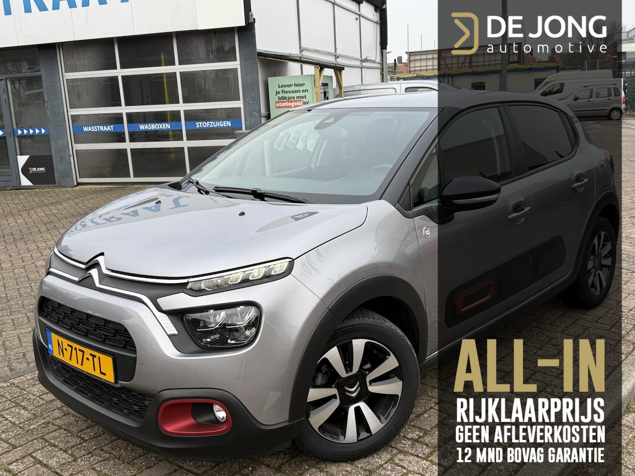 Citroën C3 - 1.2 PureTech C-Series ALL-IN rijklaarprijs/Navi/Airco/Apple Carplay/16"Velgen - AutoWereld.nl