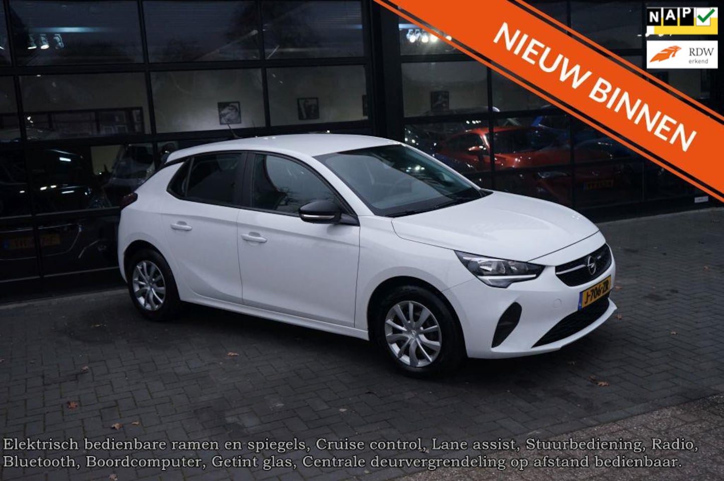 Opel Corsa - 1.2 Edition 1.2 Edition, Lane assist, Airco, CC, Bluetooth - AutoWereld.nl