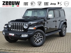 Jeep Wrangler Unlimited - 4xe 380 PK Sahara | Leder | Soft Top | Overland | Camera | 18"