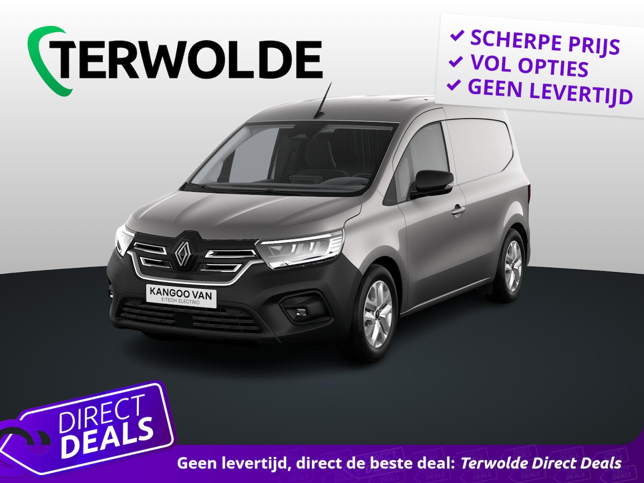 Renault Kangoo E-Tech - Advance L2 44 kWh | Cruise control en snelheidsbegrenzer | Elektrisch bedienbare ramen | E - AutoWereld.nl