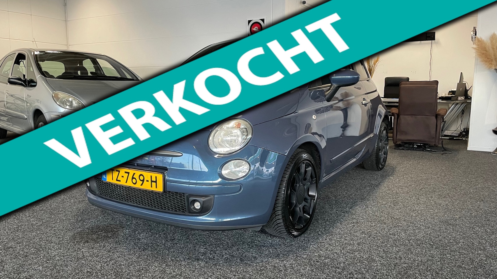 Fiat 500 - 0.9 TwinAir Lounge 0.9 TwinAir Lounge,Airco, Half Leer - AutoWereld.nl