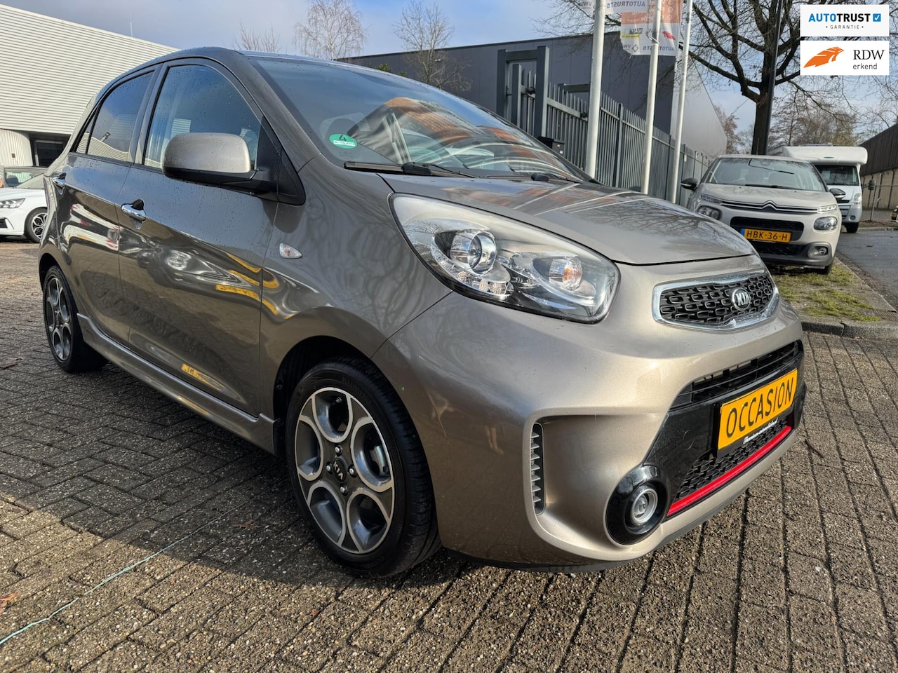Kia Picanto - 1.2 CVVT GT-Line sport by kia , xenon/led, airco, pdc, multi-stuur, elec pakket, chrome ac - AutoWereld.nl