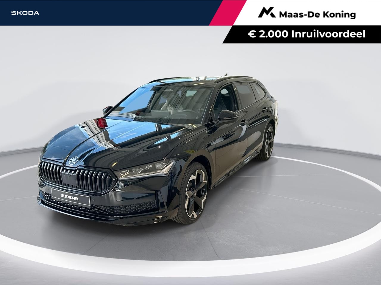 Skoda Superb Combi - Sportline Business 1.5 TSI PHEV 150 kW / 204 PK Co | suite Sportline bekleding | Panorama - AutoWereld.nl
