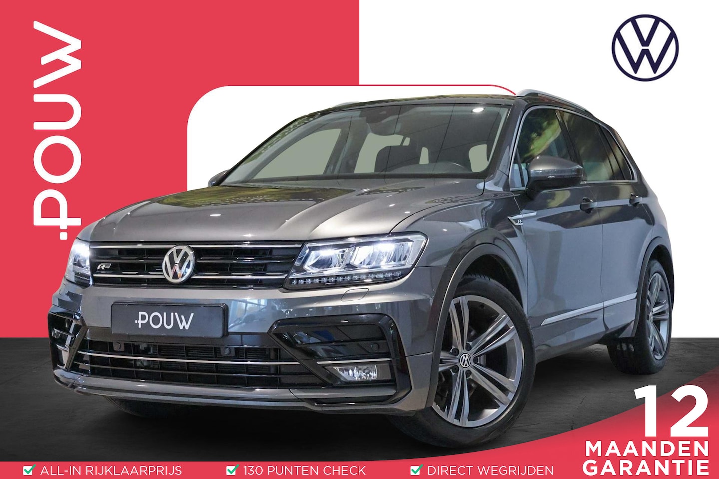 Volkswagen Tiguan - 1.4 TSI 150pk DSG ACT Sound Business R-Line | Elek. Achterklep | Stoelverwarming | Carplay - AutoWereld.nl