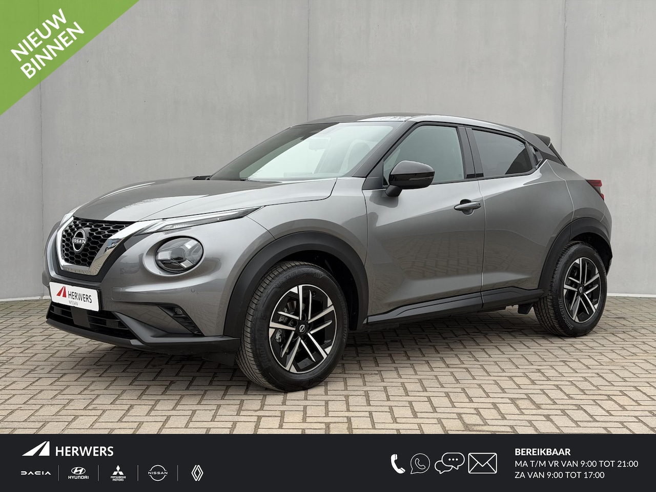 Nissan Juke - 1.0 DIG-T N-Connecta / Fabrieksgarantie tot 4-2028 / Navigatie / Camera / Stoel Verwarming - AutoWereld.nl