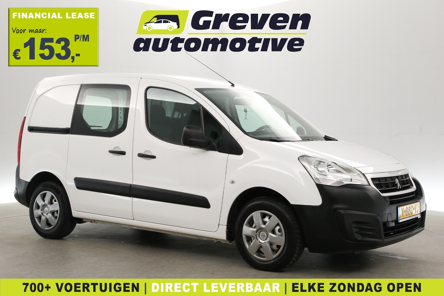 Peugeot Partner - 1.6 BlueHDi 100PK | Aut. | Airco | Cruise | Parkeersens. | Elektrpakket - AutoWereld.nl